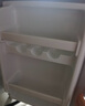 志高（CHIGO）小冰箱迷你小型家用冷藏冷凍兩用宿舍出租房用雙門(mén)辦公室電冰箱節能省電 【一級能效】58L銀色【三天約一度電】 曬單實(shí)拍圖
