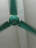 遠東遠東吊扇家用大風(fēng)量工業(yè)扇電風(fēng)扇學(xué)校工廠(chǎng)吊頂扇樓頂扇1.4米56吋 56寸綠色三葉壁控【純銅】 曬單實(shí)拍圖