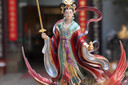 易昌緣臺(tái)灣純黃銅琺瑯彩九天玄女神像九天圣母無(wú)極元君上天九天玄女娘娘 定制誠(chéng)意金 曬單實(shí)拍圖