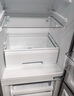 華凌美的冰箱出品185雙門兩門家電冰箱小型家用租房節(jié)能低音二門雙溫深冷速凍冷凍冷藏小型冰箱HR-185 灰色 曬單實拍圖