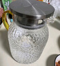 富光耐熱玻璃涼水壺大容量家用果汁杯花茶杯茶壺冷水壺錘紋壺1200ML 曬單實(shí)拍圖