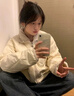 俞兆林菱格羽絨棉服女2025新款冬季學(xué)生寬松可愛(ài)立領(lǐng)加厚保暖服棉襖外套 圖片色 (高品質(zhì)現貨) M 105--123斤 曬單實(shí)拍圖