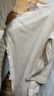 童泰（TONGTAI）寶寶打底衫春秋嬰兒衣服男女童休閑外出T恤高領(lǐng)翻領(lǐng)上衣米白90cm 曬單實(shí)拍圖