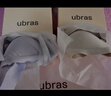 ubras【2件裝】無(wú)尺碼免拆V領(lǐng)內衣女背心美背粉底液色文胸罩無(wú)痕隱形 柔灰紫+燕麥奶 曬單實(shí)拍圖