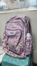卡拉羊1-3-6年級小學(xué)生游學(xué)包書(shū)包幼升小男女大容量?jì)和p肩包TX5216 26L丨薰衣草紫（4-6年級初高中） 曬單實(shí)拍圖