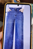 皮爾卡丹春秋新款高腰彈力牛仔褲女中老年寬松闊腿褲大碼媽媽褲子中年直筒 懷舊藍 春秋單褲 33 腰圍2尺6 曬單實(shí)拍圖