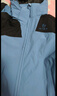 美特斯邦威男女拼色搖粒絨內膽沖鋒衣年春季新款時(shí)尚三防登山服 黑藍組 單沖 S 165 曬單實(shí)拍圖