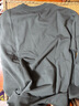 MARKLESS衛衣男士100%棉秋季休閑圓領(lǐng)上衣內搭套頭衫0434 深灰色 XL 曬單實(shí)拍圖