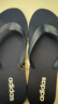 ADIDAS/阿迪達斯男女沙灘鞋夏季外穿輕便游泳夾腳休閑人字拖鞋 JR1154 44.5 曬單實(shí)拍圖