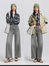 森馬（Semir）森柔牛仔|商場(chǎng)同款牛仔褲女高腰闊腿褲2025春季長(cháng)褲103125124007 曬單實(shí)拍圖
