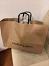 CHARLES&KEITH吊牌大容量托特包手提單肩送媽媽包包女包生日禮物CK2-50160152 Ivory象牙色 L 曬單實(shí)拍圖