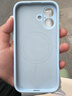 艾德加（Eddga）適用iphone17標準版手機殼磁吸液態(tài)硅膠全包圍保護套防摔帶掛繩手機鏈超薄高級感男女款外殼 草紫色-細磁吸液態(tài)硅膠-短掛繩 蘋(píng)果17 曬單實(shí)拍圖