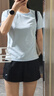 安踏速干套裝丨運(yùn)動(dòng)短袖短褲兩件套女夏季冰絲跑步吸濕透氣羽毛球服 曬單實(shí)拍圖