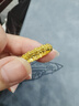 老廟黃金戒指足金古法花絲女戒送女友老婆生日節(jié)日禮物 約3.56g/14號(hào)(適用13-15#) 曬單實(shí)拍圖