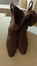 星期六女靴時(shí)裝靴2025秋冬季新款時(shí)尚粗跟休閑短靴SSD4116CEW 咖啡色 35 曬單實(shí)拍圖