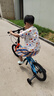 書(shū)比超輕折疊自行車(chē)4歲-13周歲男孩女孩輔助輪學(xué)生車(chē)007 16寸 【007Pro 藍橘】- 輔輪可站人 曬單實(shí)拍圖