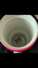 BABLOV花伴森保溫杯女士大容量冰霸杯高顏值陶瓷覆膜內膽吸管水杯禮物 曬單實(shí)拍圖