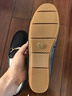 沙馳女鞋舒適懶人豆豆鞋2025年一腳蹬休閑平底鞋小皮鞋女M607103B 曬單實(shí)拍圖