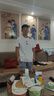 李寧（LI-NING）短袖t恤男夏款潮流印花情侶款半袖寬松休閑透氣圓領(lǐng)純棉運(yùn)動(dòng)T恤 曬單實(shí)拍圖