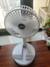 電風(fēng)扇伸縮折疊小風(fēng)扇宿舍家用靜音充電型辦公臺式USB桌面宿舍大風(fēng)力夏臺面落地兩用折疊電風(fēng)扇 顏色隨機(jī) 直插款無檔位開關(guān)1個裝 曬單實拍圖