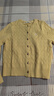 茵曼（INMAN）章若楠同款復古老錢(qián)風(fēng)女裝開(kāi)衫毛衣2025秋季新品通勤感針織衫 淺黃色 S （留香珠 275g/罐） 曬單實(shí)拍圖