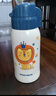 杯具熊（BEDDYBEAR）復古雙飲蓋兒童保溫杯帶吸管兒童水杯大容量學(xué)生杯子620ml小獅子 曬單實(shí)拍圖