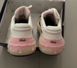 FILA 斐樂(lè )官方女鞋秋季新款板鞋蘿卜鞋厚底面包鞋休閑鞋運動(dòng)鞋子 奶白/煙玫瑰粉-GR 36.5 曬單實(shí)拍圖