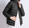 鴨鴨品牌輕薄羽絨服女短款立領(lǐng)秋季2025新款百搭保暖排骨羽絨內膽外套 黑色 XL (170) 曬單實(shí)拍圖