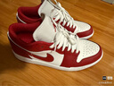 耐克（NIKE）男鞋 2025夏季新款運動(dòng)鞋低幫舒適AIR JORDAN 1 LOW休閑籃球鞋 553558-166 44 曬單實(shí)拍圖