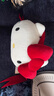 野獸派家居（tbh）三麗鷗Hello Kitty二合一法蘭絨抱枕毯子 毛絨午睡毯車(chē)載靠枕 二合一法蘭絨毯/抱枕 蝴蝶結 曬單實(shí)拍圖