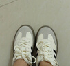 【阿迪同款】復古厚底德訓鞋秋季新款透氣百搭小白鞋休閑運動(dòng)鞋 米白色 37 曬單實(shí)拍圖