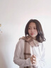 GIAVENTOLA澳洲羊毛圍巾女2025秋冬新款圍脖女輕奢生日圣誕節禮物送女友老婆 駝咖格【精致禮盒裝】 曬單實(shí)拍圖