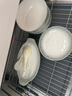 佩爾森釉下彩陶瓷米飯碗家用2025新款吃飯碗好看的小碗盤子碗盤餐具套裝 8寸石紋碗2個(gè)裝 曬單實(shí)拍圖