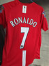 JY曼聯(lián)復古球衣0708紅魔主場(chǎng)歐冠7號c羅長(cháng)袖足球服魯尼吉格斯套裝 【光板】主場(chǎng)短袖 2XL 曬單實(shí)拍圖
