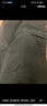 Homlean美式戶外工裝褲男春夏季寬松闊腿機能直筒防水長褲子HT02軍綠L 曬單實拍圖