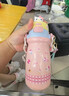聚莜家可愛(ài)保溫杯女生高顏值水杯可斜挎杯子學(xué)生上學(xué)專(zhuān)用水壺316不銹鋼 【雙飲+背帶+提手】粉色520ML【配裝飾貼+鑰匙扣】 曬單實(shí)拍圖