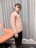 真維斯兒童保暖內膽套裝女童男童冬季加厚校服神器學(xué)生內穿冬裝衣服 紫 120 曬單實(shí)拍圖