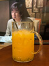 憶壺茶（YIHUTEA）玻璃杯吸管刻度量杯泡茶杯帶蓋大容量水杯子牛奶杯辦公室玻璃茶杯 帶蓋量杯 大號1000ml 曬單實(shí)拍圖