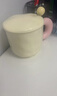 幾物森林 陶瓷馬克杯帶勺蓋杯子咖啡杯情侶茶杯男女大容量 黃色420ml 曬單實(shí)拍圖