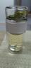 繁簡(jiǎn)茶水分離泡茶杯辦公室過(guò)濾茶葉小巧雙層玻璃杯個(gè)人專(zhuān)用水杯子 槍灰色200ML+杯套杯刷 曬單實(shí)拍圖