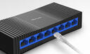 普聯(lián)（TP-LINK） 8口千兆交換機 企業(yè)用家用宿舍分流器 網(wǎng)線(xiàn)網(wǎng)絡(luò )分線(xiàn)器   即插即用 TL-SG1008+ 曬單實(shí)拍圖