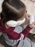 ZOZX德國兒童棉口罩冬季3到6歲女童高顏值純棉可洗加厚耳罩一體口罩 兒童口罩【藍色】 曬單實(shí)拍圖
