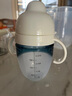 千禧寶貝嬰兒鴨嘴杯硅膠喝水兒童水杯6個(gè)月以上防嗆水奶瓶1-3歲寶寶學(xué)飲杯 小藍瓶【鴨嘴吸嘴兩用款】過(guò)渡學(xué)飲 240ml 曬單實(shí)拍圖