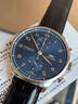 萬(wàn)國（IWC）【二手99新】萬(wàn)國IWC葡萄牙系列男表自動(dòng)機械計時(shí)男士手腕表回收商務(wù)送禮送男友二手奢侈品手表 藍盤(pán)銀針【IW371491】40.9mm 曬單實(shí)拍圖