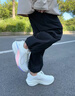 安踏葉子5丨輕質(zhì)厚底跑步鞋女鞋輕便回彈減震耐磨增高運動(dòng)鞋 曬單實(shí)拍圖