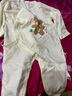貝瑞加（Babyprints）嬰兒蝴蝶衣2件裝男女寶寶長(zhǎng)袖連體衣純棉A類爬服柔軟哈衣 小熊66 曬單實(shí)拍圖