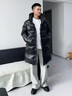 高梵黑金鵝絨服先鋒5.0六格2025新款男士羽絨服 黑色 L 曬單實拍圖