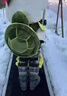 優(yōu)諾康滑雪護具小烏龜滑雪護臀屁墊護具套裝護膝單雙板防摔成人男女裝備 綠烏龜【大號成人款】護臀+護膝*2 曬單實(shí)拍圖