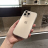 路杰森適用iPhone16Promax手機殼新款蘋果15pro超薄透明玻璃保護套iP14plus鏡頭全包防摔13外殼12高級感 【透明套沙漠金效果】晶鉆玻璃丨防摔頂配丨裸機質(zhì)感 蘋果16 ProMax 曬單實拍圖