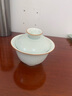 蘇氏陶瓷（SUSHI CERAMICS）汝窯卵青 三才蓋碗開(kāi)片可養(yǎng)金線初放功夫茶具泡茶碗 曬單實(shí)拍圖